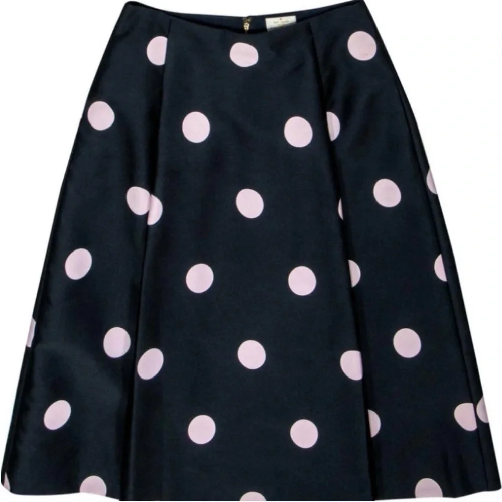 Kate Spade Elegant Polka Dot Bow blouse and matching Skirt size 12 - Picture 9 of 9